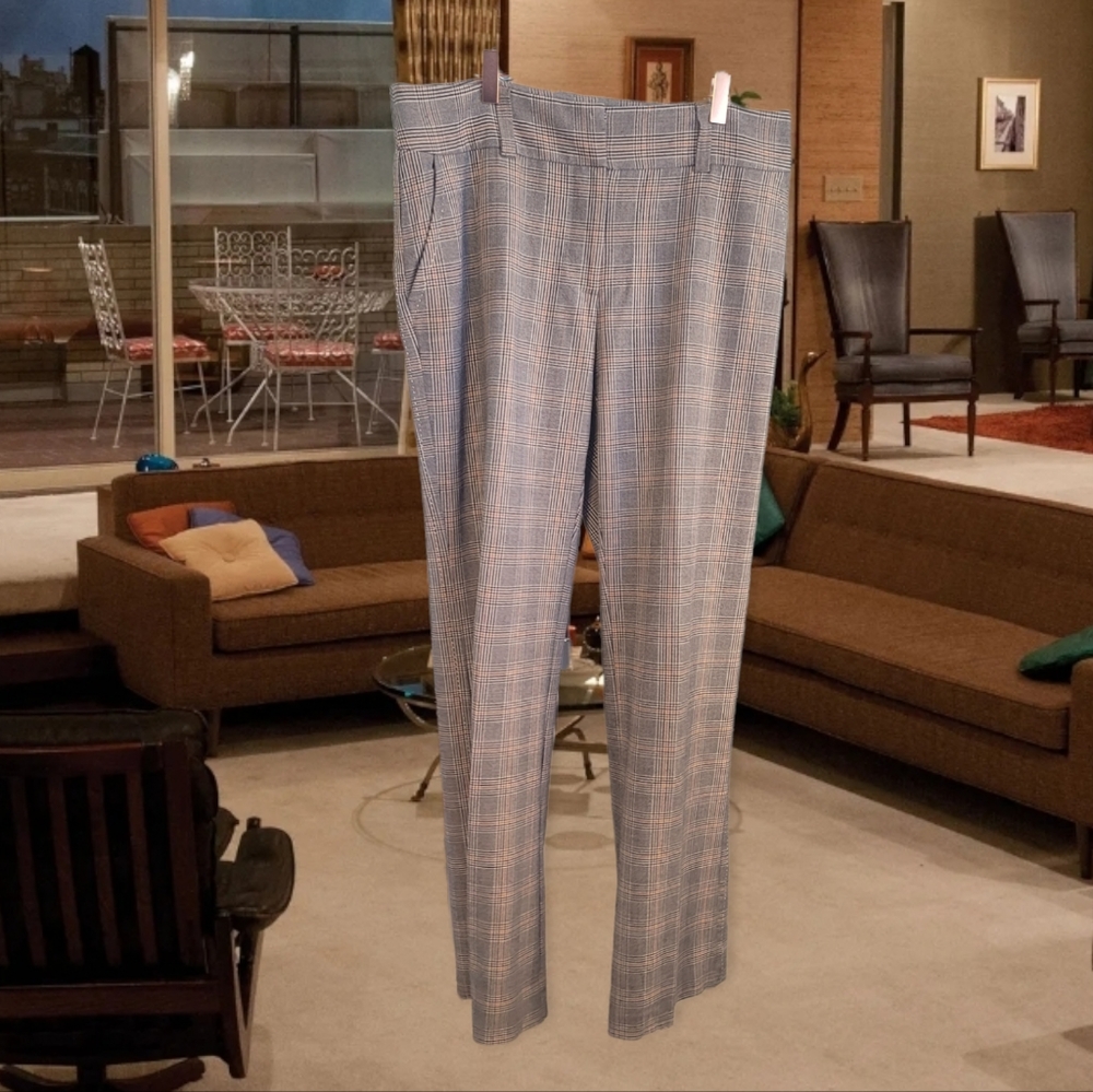 Vintage Plaid Trousers
